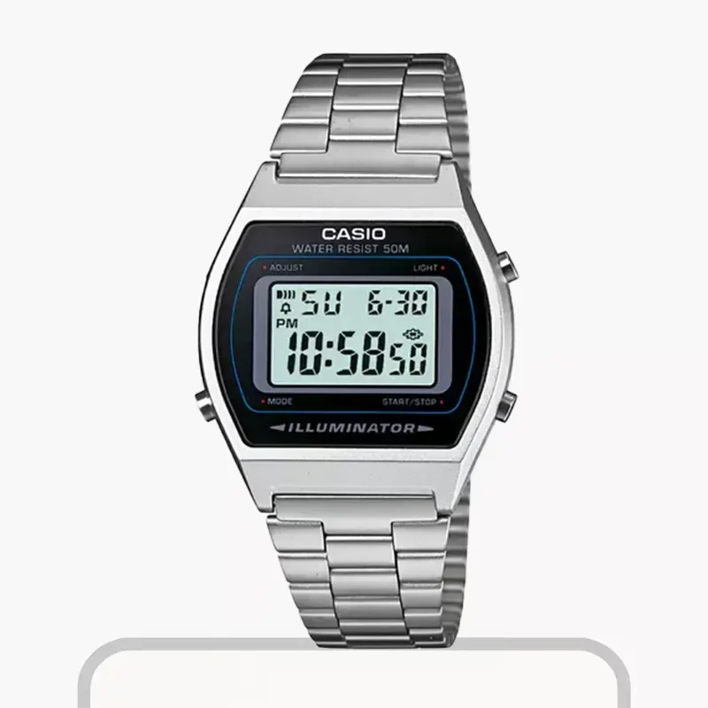 Casio Vintage Retro Classic Grey Dial Watch- B640WD-1AV